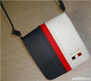 Geanta extensibila umar sold barbati piele ecologica rosie alba bleumarin borseta 4 compartimente