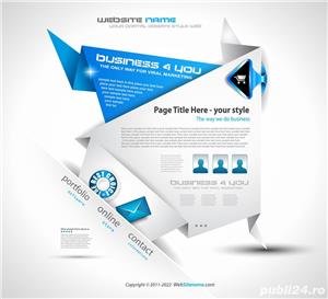 Realizez site-uri web, magazine online si aplicatii web personalizate