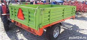 Remorca monoax 2 T basculabila pe spate - imagine 2 Remorca monoax 2 T basculabila pe spate - imagine 2