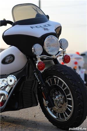 Mini Motocicleta electrica de politie BJT568 35W 6V cu 3 roti 