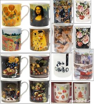 Cani cu picturi celebre si motive de Paste, ziua copilului, onomastici, craciun!  - imagine 2