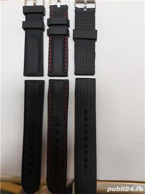 Curele Ceas Silicon 22mm - imagine 4