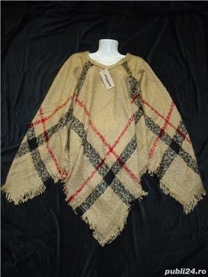 Pelerina dama poncho femei 100% lana tinuta casual office eleganta