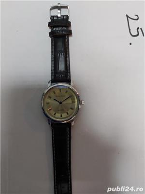 Ceas Quarz Curea Piele - imagine 3