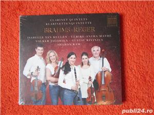 cd rar Clarinet Quintets -Johannes Brahms, Max Reger  2015-sigilat - imagine 2