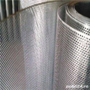 Tabla perforata otel 1x1000x2000mm R3T5  Rv 3-5 perforatie rotunda 3mm pas 5m foaie gaurita stantata - imagine 2