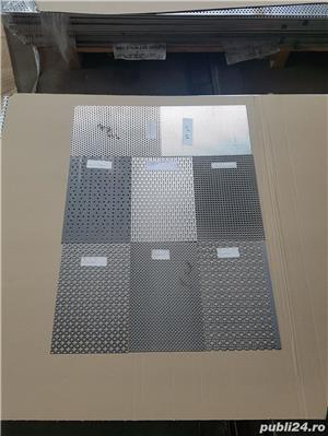Tabla perforata otel 1x1000x2000mm R2T3  Rv 2-3 perforatie rotunda 2mm pas 3mm gaurita stantata - imagine 4