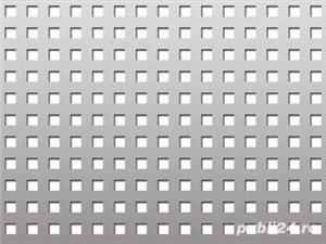 Tabla perforata otel 1x1000x2000mm R2.5T4  Rv 2.5-4 perforatie rotunda 2.5mm pas 4mm foaie gaurita  - imagine 2