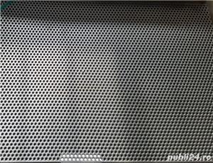 Tabla perforata otel 1x1000x2000mm R15T20 Rv15-20 perforatie rotunda 15mm pas 20mm foaie gaurita