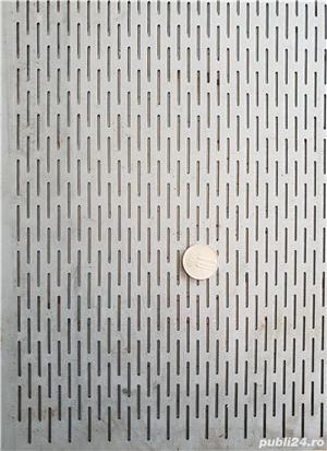 Tabla perforata perforatie alungita 1x20mm otel 1x1000x2000mm otel LR 1x20 perforatii alungite 