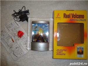 Lampa electrica veioza vulcan casa cabana restaurant terasa casa de vacanta decoratiuni interioare  - imagine 2