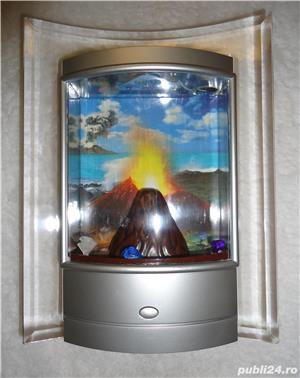 Lampa electrica veioza vulcan casa cabana restaurant terasa casa de vacanta decoratiuni interioare  - imagine 3