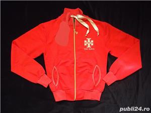 Trening L dama corai Tory Burch accesorii aurii costum sport hanorac pantalon  - imagine 5