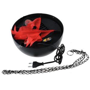 Lampa flacara tavan 3 lanturi lustra foc ventilator party apartament case vacanta terase sarbatori  - imagine 4