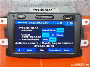 Dacia media nav  dacia duster logan sandero map gps conversie media display media nav full maps - imagine 5