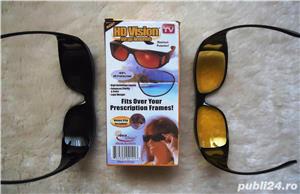 Set 2 perechi ochelari HD Vision zi noapte protectie UV soferi sofat conducere masini auto vanatoare - imagine 3