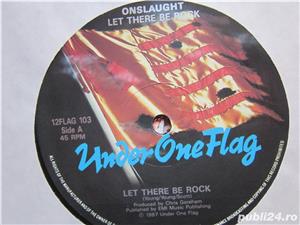 vinil Onslaught-The Force&Let There Be Rock-1st Ed.-Thrash,Heavy Metal - imagine 2