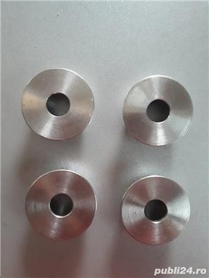 set inox 4 antifurturi roti auto sau suporturi ou/lumanari - imagine 3