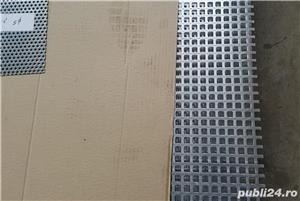 Tabla aluminiu perforata 2x1000x2000mm C10U15 Q10T15 gaurita stantata sita perforatie patrata 10mm