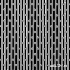 Tabla perforata perforatie alungita 2x20mm otel 1x1000x2000mm otel LR 2x20 perforatii alungite slot