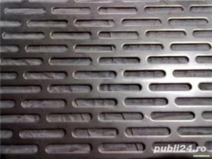 Tabla perforata perforatie alungita 3x20mm otel 1x1000x2000mm otel LR 3x20 perforatii alungite slot