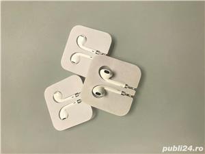 PRET WOW! Casti IPHONE ORIGINALE jack 3.5 mm utilizabile Samsung, LG, Huawei - imagine 3