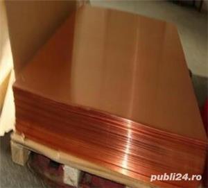 Tabla cupru 1x1000x2000mm CuDHP CuETP coala cupru foaie cupru arama placa teava bara platbanda cupru