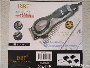 Masina profesionala cu fir ras tuns frezat 5 dimensiuni tundere ajustat parul barba mustata perciuni - imagine 5