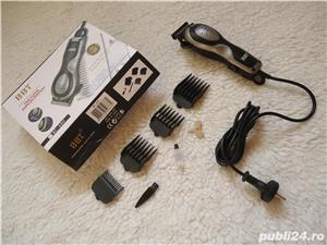 Masina profesionala cu fir ras tuns frezat 5 dimensiuni tundere ajustat parul barba mustata perciuni