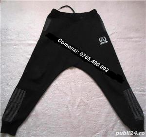 Pantalon sport casual unisex tur lasat nadragi pantaloni harem bumbac bleumarin 3 buzunare