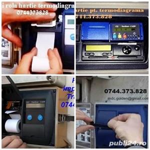 Ribon tusat si rola hartie termodiagrama 0744373828, Transcan Sentinel, Datacold Carrier, TKDL-PRO, 