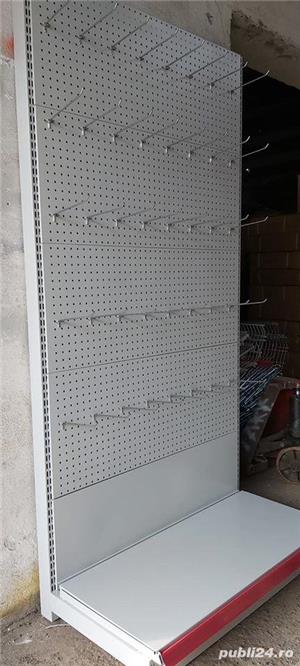 Rafturi cu panouri perforate si agatatori - imagine 3