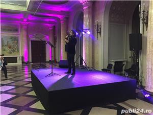 Dj, sonorizare, artisti, schela lumini, fum greu, foto video, scena, lumini arhitecturale, ursitoare - imagine 4