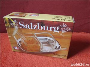 cadou inedit-Set Geleegestell Salzburg-pt gem,unt,sos-made Germany'60 