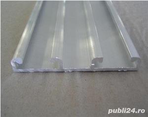 Profile duble din aluminiu pentru fixarea foliei sere si solarii