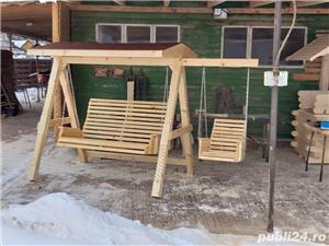 Balansoar gradina lemn - imagine 3