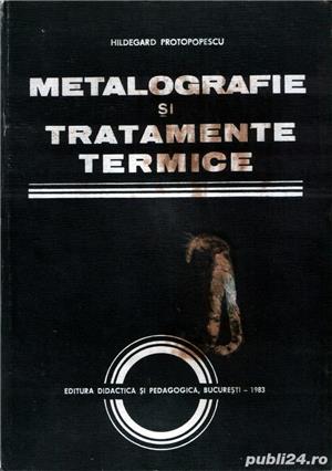 Metalografie şi tratamente termice