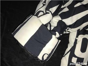 Jacheta dama cifre litere albe negre geaca scurta toamna iarna MONDI SPORT Winter Collection - imagine 8