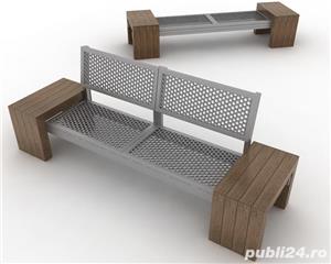 Banca parc / bancuta parc / mobilier urban / banca odihna / mobilier urban / mobilier stradal  - imagine 4
