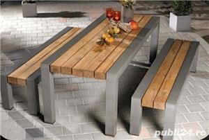 Banca parc / bancuta parc / mobilier urban / banca odihna / mobilier urban / mobilier stradal  - imagine 5