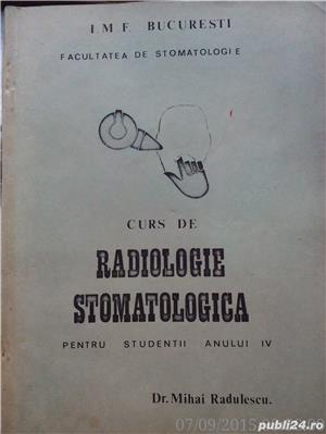 Curs radiologie stomatologica , Dr. Mihai Radulescu , 1980