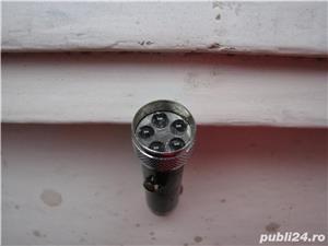 Lanterna bec cu lupa - Lanterna 5 led-uri - imagine 5