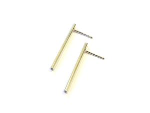 Cercei Tuburi drepte din Argint 925 - CE628 - cadou romantic, cercei lungi, cercei moderni - imagine 3