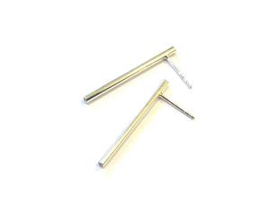 Cercei Tuburi drepte din Argint 925 - CE628 - cadou romantic, cercei lungi, cercei moderni - imagine 4