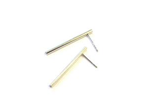 Cercei Tuburi drepte din Argint 925 - CE628 - cadou romantic, cercei lungi, cercei moderni - imagine 2