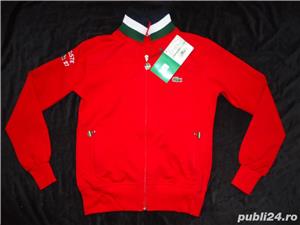 Trening rosu dama costum sport femei emblema supradimensionata  - imagine 5