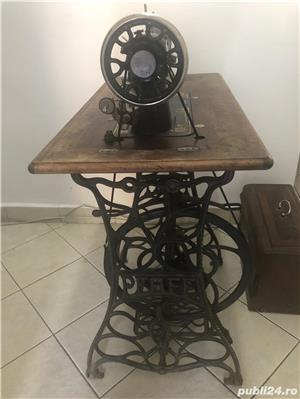 Mașina cusut Pfaff model vechi anii 1900  - imagine 2