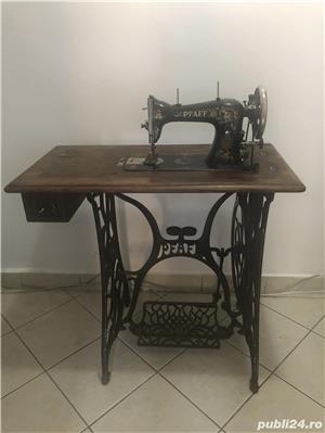 Mașina cusut Pfaff model vechi anii 1900 
