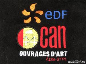 Vesta neagra originala unisex dama barbati polar 3 buzunare fermoare firma Decathlon embleme brodate - imagine 6