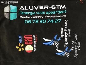 Vesta neagra originala unisex dama barbati polar 3 buzunare fermoare firma Decathlon embleme brodate - imagine 7